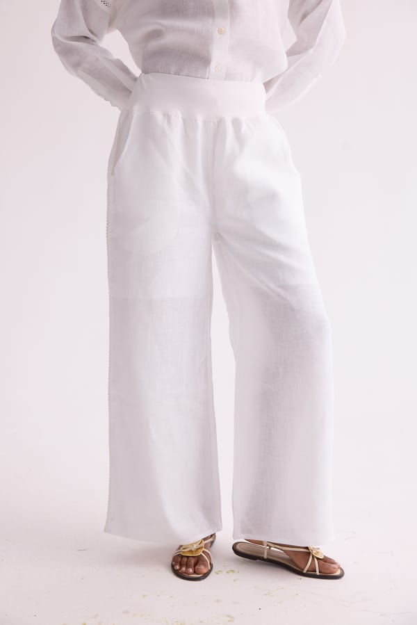 The Batooni Skies Linen Pajamas — YELL