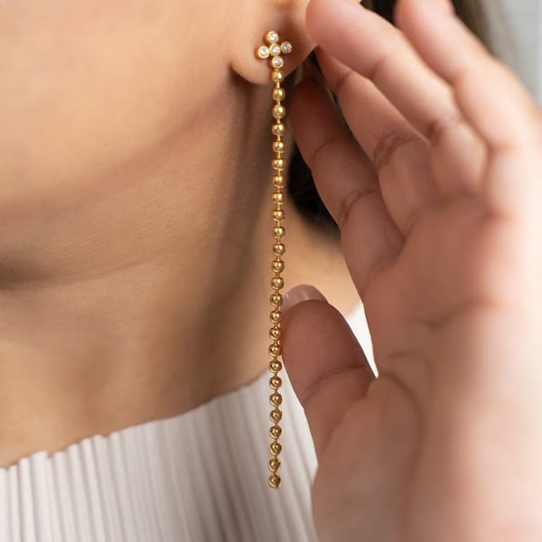 Sirius Star Earrings Gold — Equiivalence