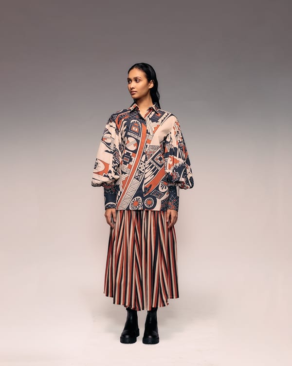 Print Poplin Shirt — Kritika Murarka