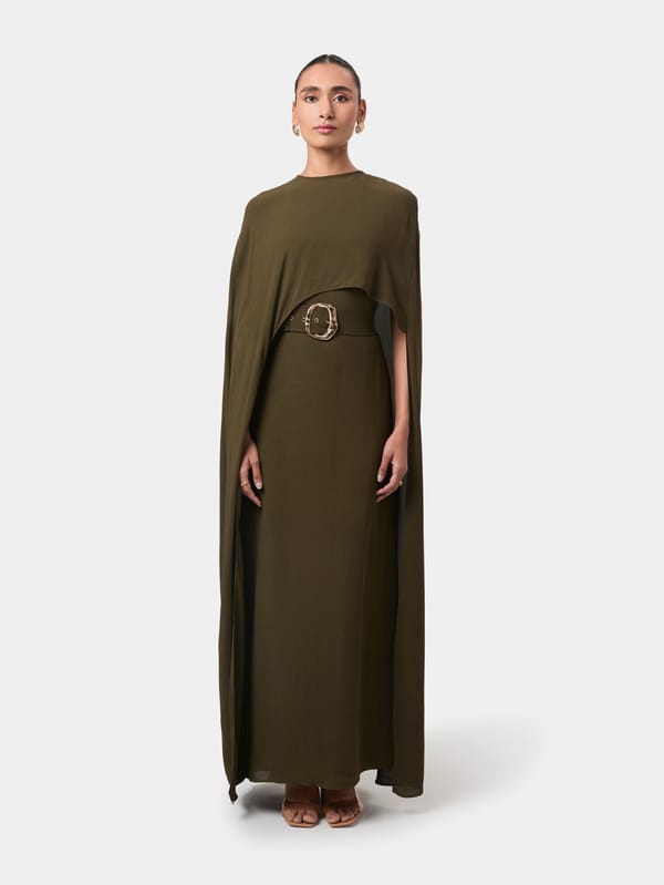Alaia Draped Overlay Gown — Beyond