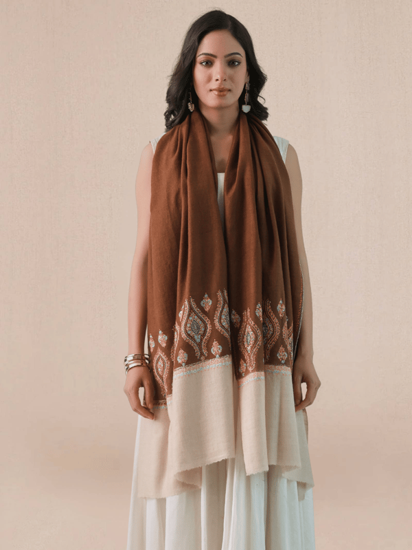 Palla Needlework Pashmina Stole — Shaza