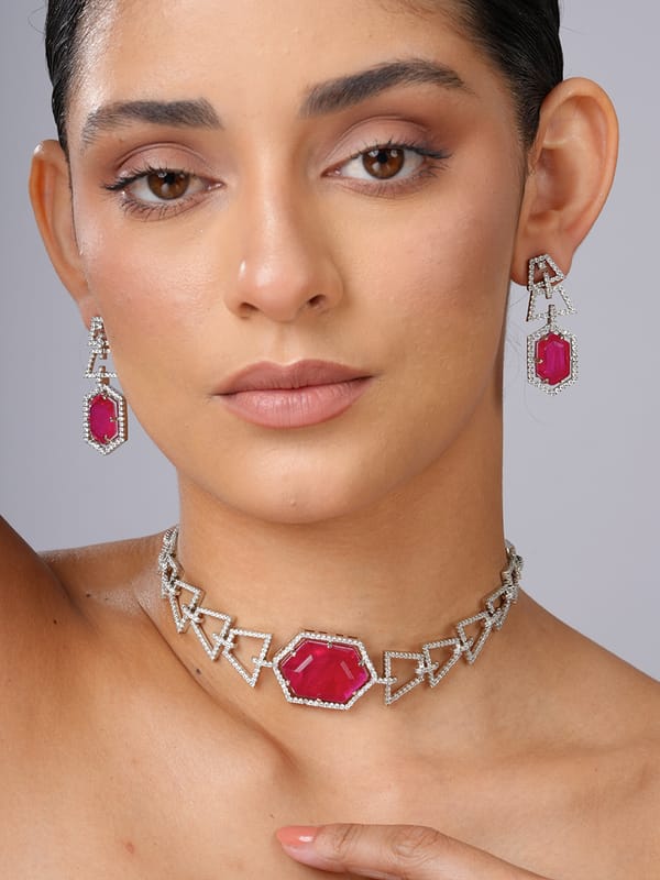 Crimson Ruby Necklace — Cao Jewellery