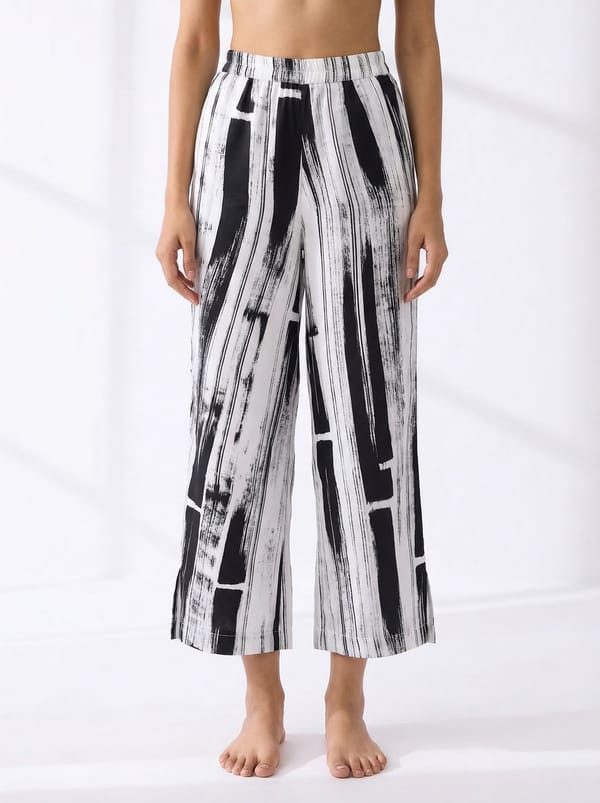 Brush Stroke Sleeveless Suit Culottes — Dash and Dot