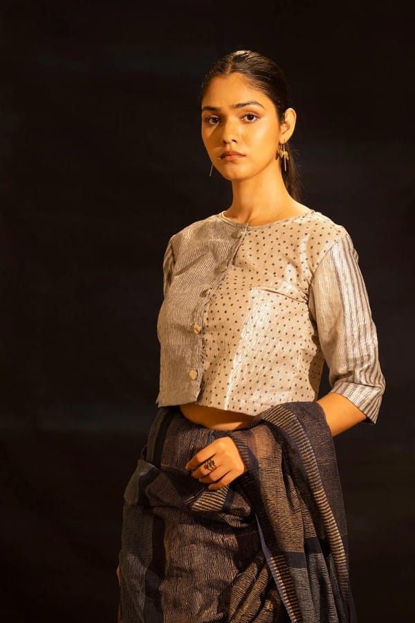 Illume Prism Silver Blouse — Banana Labs