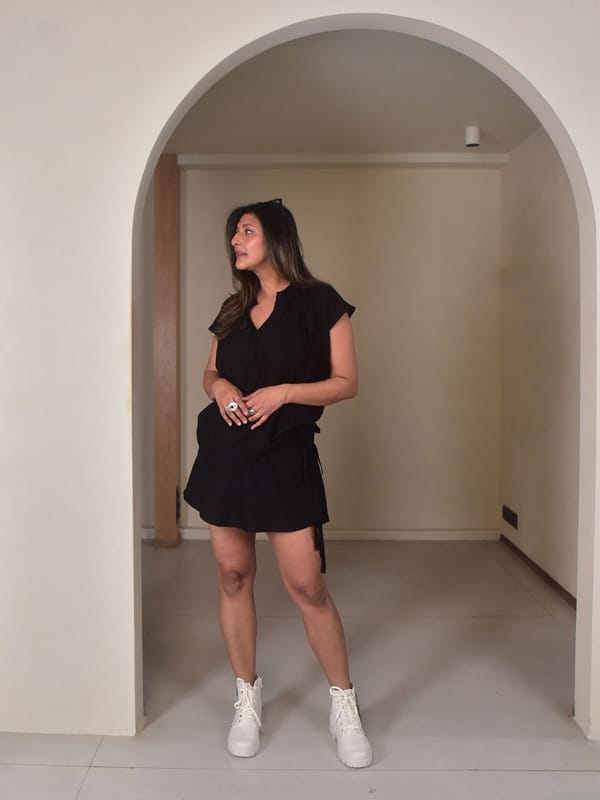 Mia Collared Top — Why So Blue