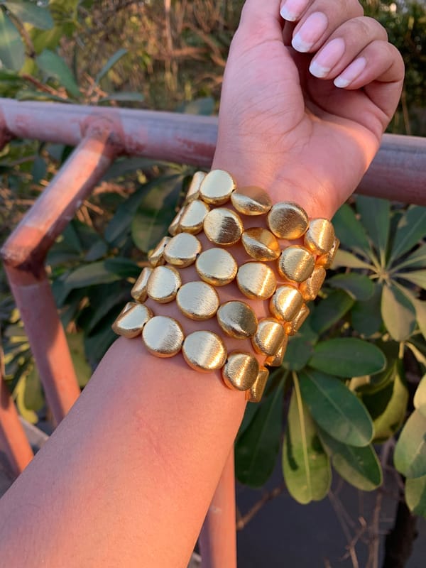Mirage Oval Stacking Bracelet (Set of 5) — Amossh