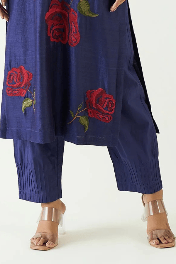 Purple Pintuck Pants — SHIVANI BHARGAVA