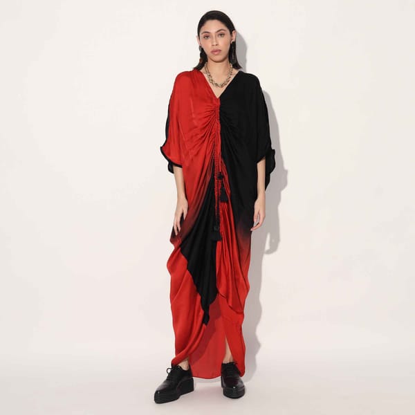 APHELION OMBRE KAFTAN DRESS — Linetribe