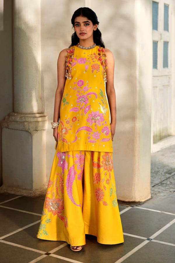 Halo Kurti Set � Honey — Paulmi and Harsh
