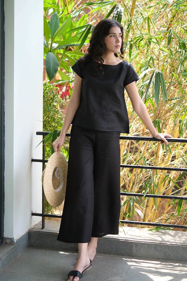 Linen Wide Leg Pants — Creatures of Habit