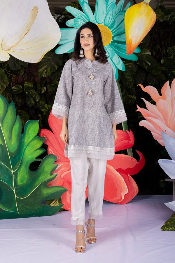 Ash Kurta Set — Chakkraa