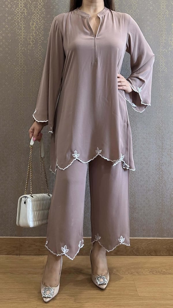 Mocha Aisha Coord Set — Kylee Fashions