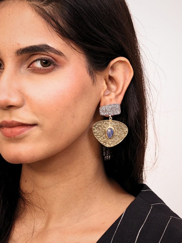 Kanak Earrings for Women 18K Gold Plated — Viana Jewels