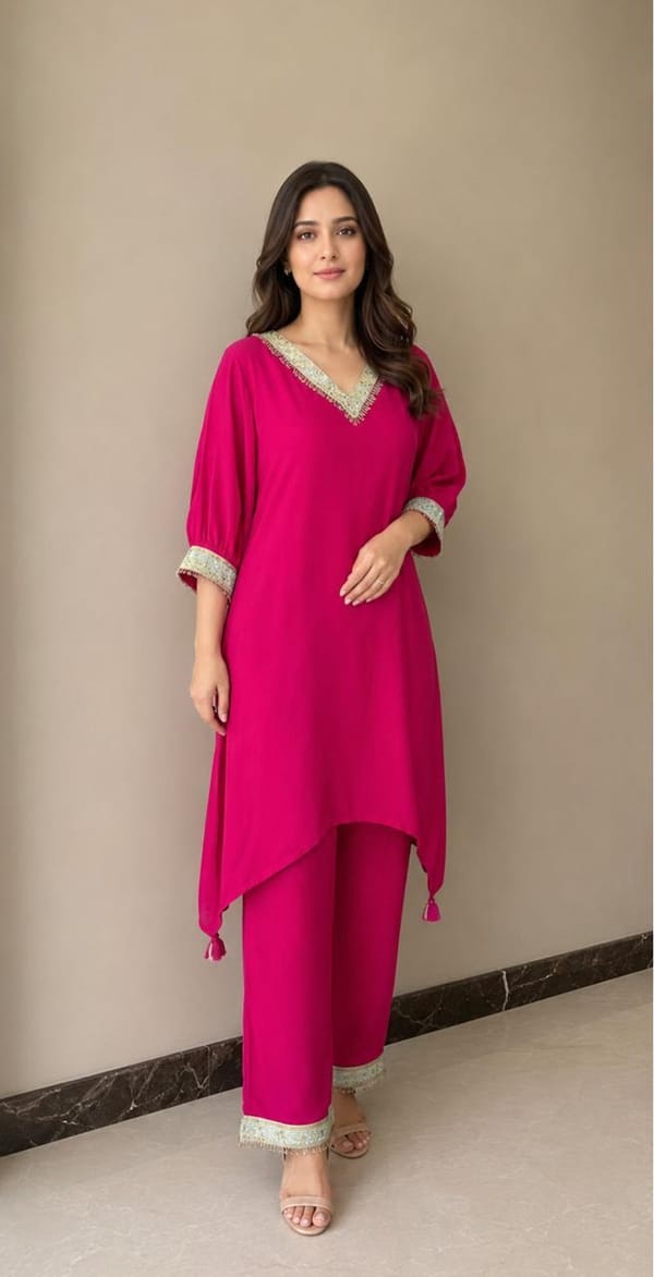 Kaftan Style Co-ord Set — SMAYA by Monica