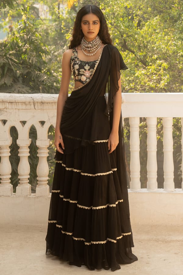 Coraline Saree Set — Paulmi and Harsh
