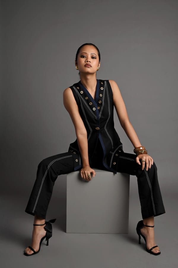 Midnight Construct Top — Veera Wear