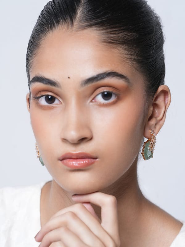 Designer CZ Tops Earrings — Cao Jewellery