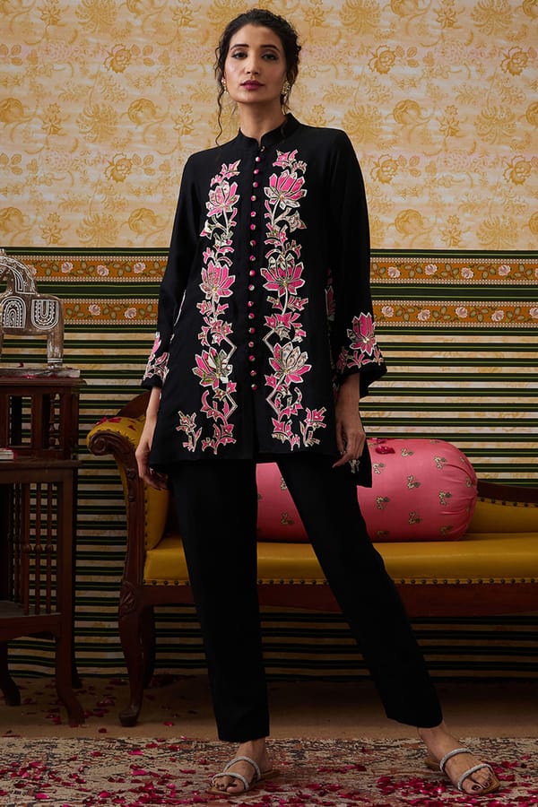 Mehr Applique Co-Ord Set — SOUP by Sougat Paul