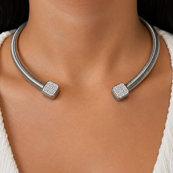 Orbit Cuff Necklace — Nam Jewels
