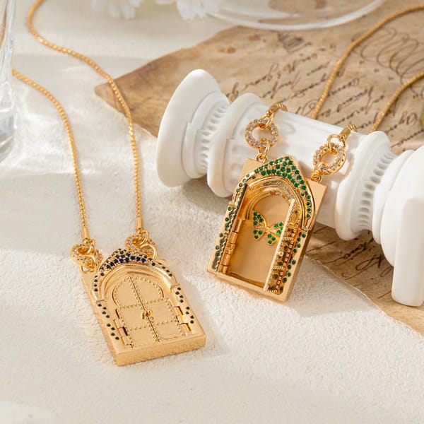 Royal Open Door Butterfly Necklace, Elisia — Inaya Accessories
