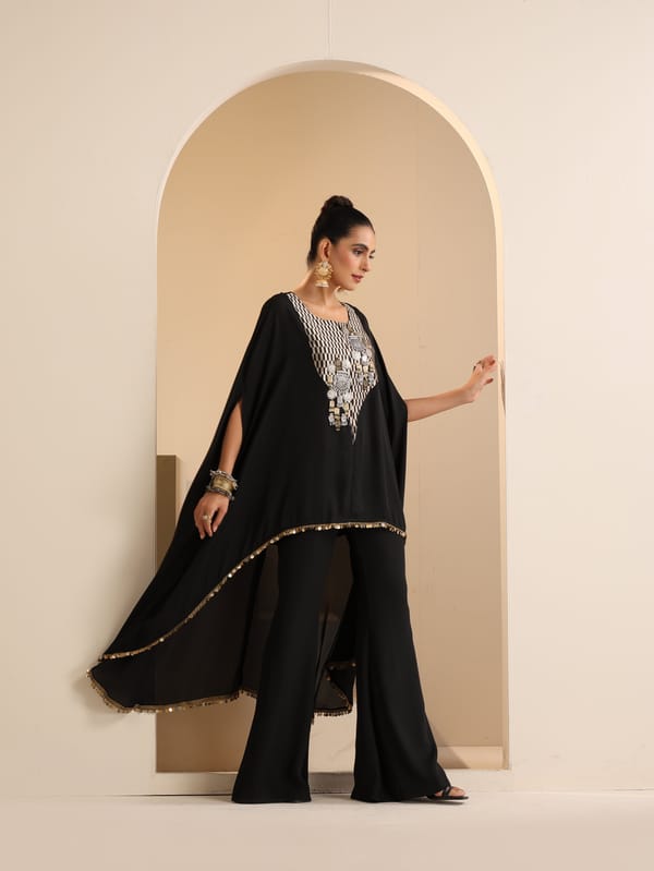 Saba Cape With Pant Set — Sakshi G Chawla