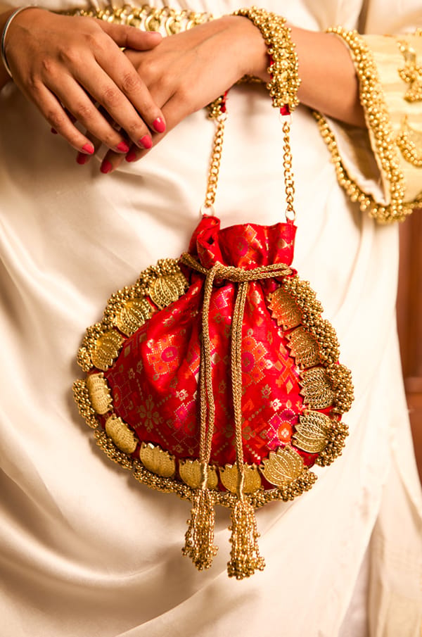 Avika Red (Potli) — 5 Elements