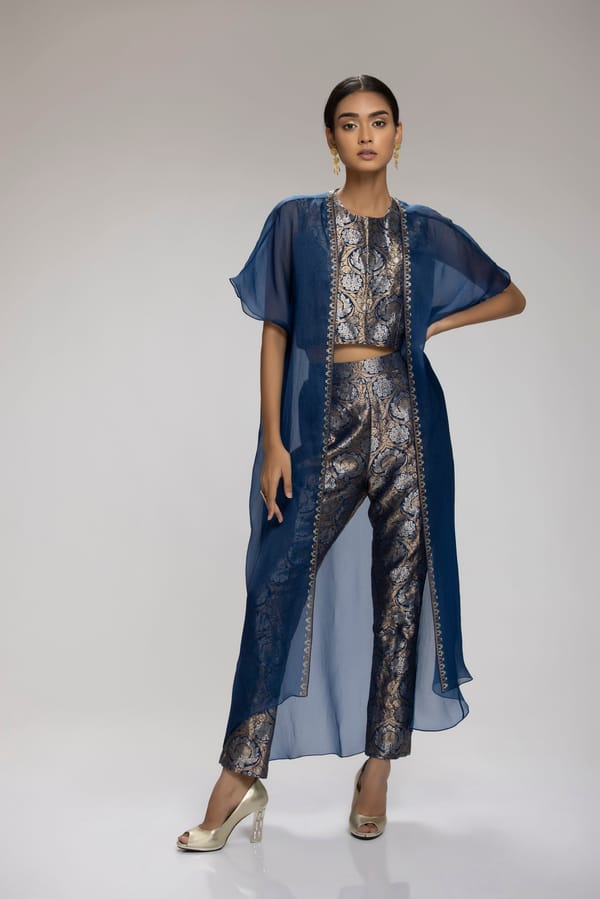 Midnight Cape Set — Chhaya Mehrotra