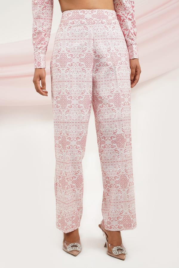 Wing It Pants- Pink Lace — Chöjé