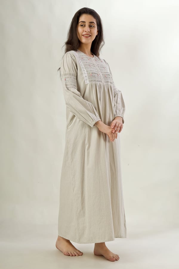 Magnolia M, Smocking Dress — After Dark