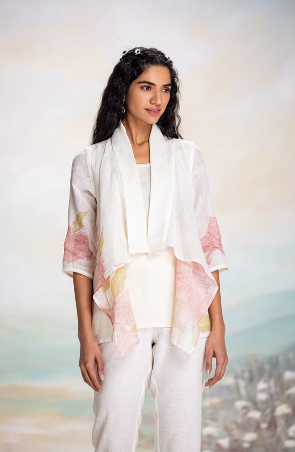 Bubble Flower Zoro Short Jacket — Kaveri
