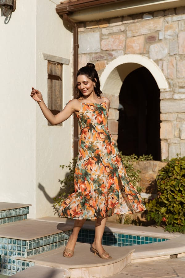 Freya Long Dress — SAJKE