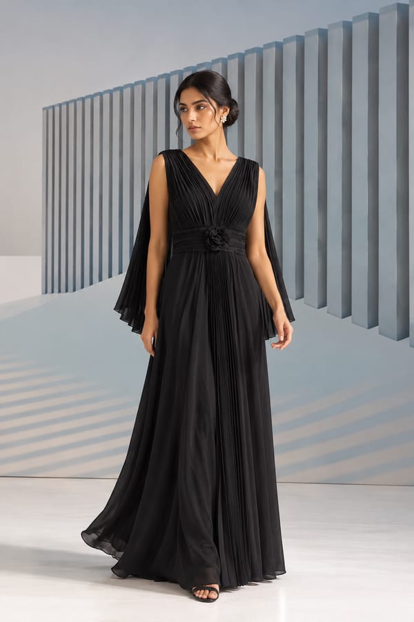 Ross Evening Gown — Pleats by Aruni