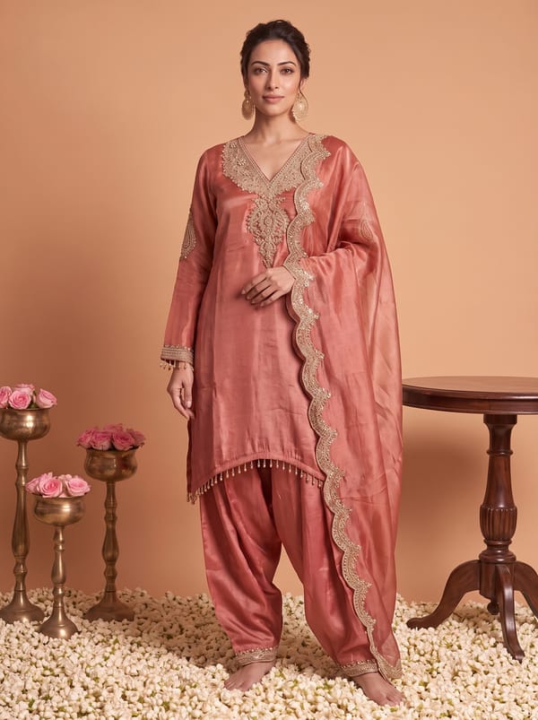 Kurta Salwar Dupatta Choga Sets — DHARAYA