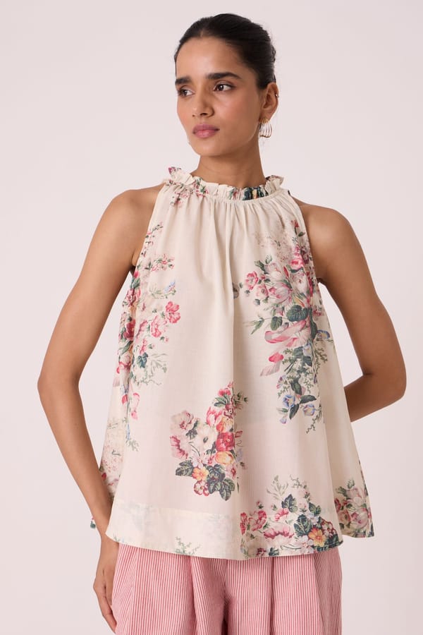 Kocho Floral Printed Top — The Summer House