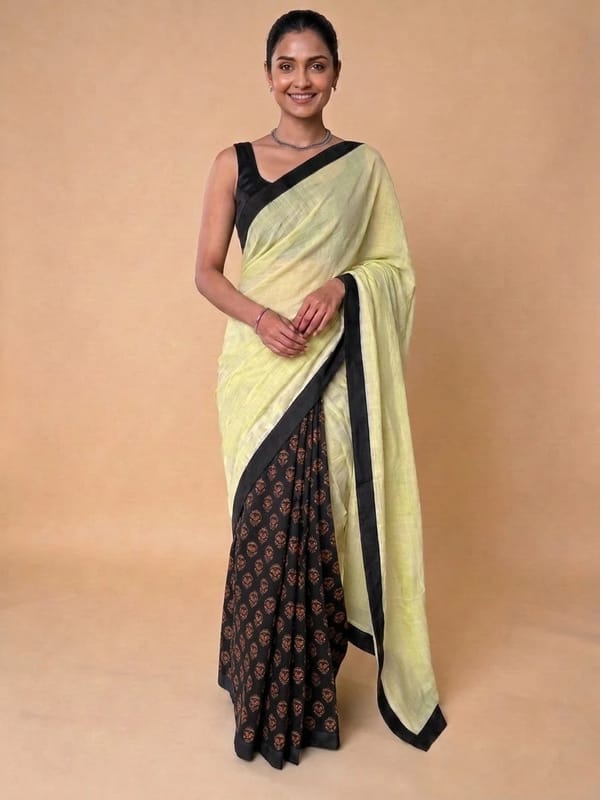Mayuri Patchwork Saree — BINKS