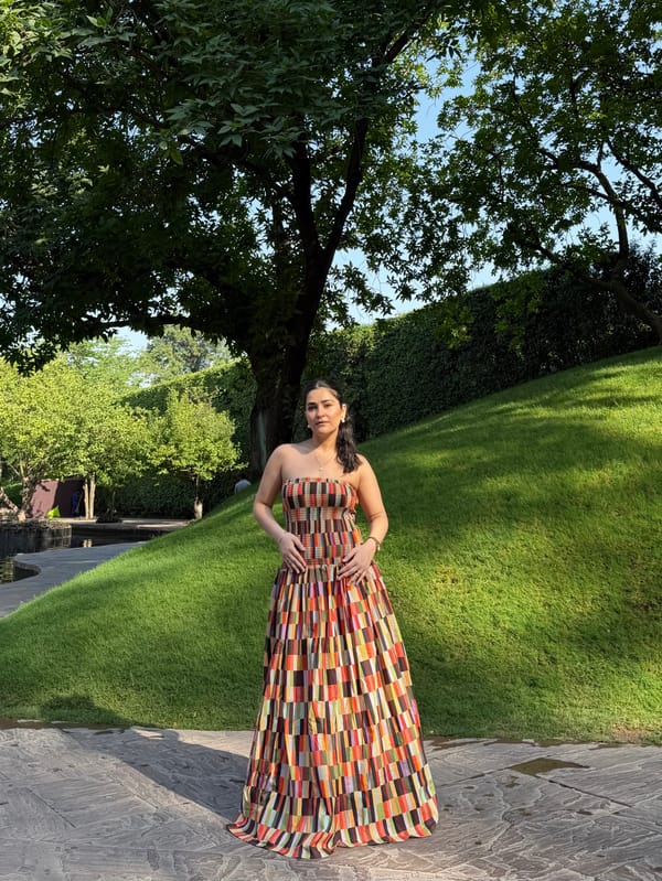 Isadora Dress In Camino Print — GAIMA LABEL