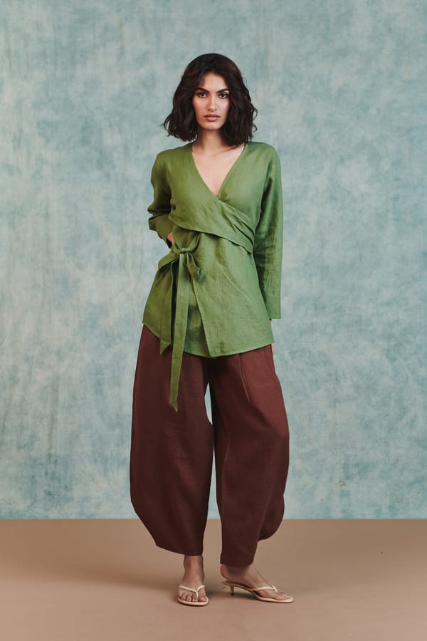 Linen Billow Pants — Saphed
