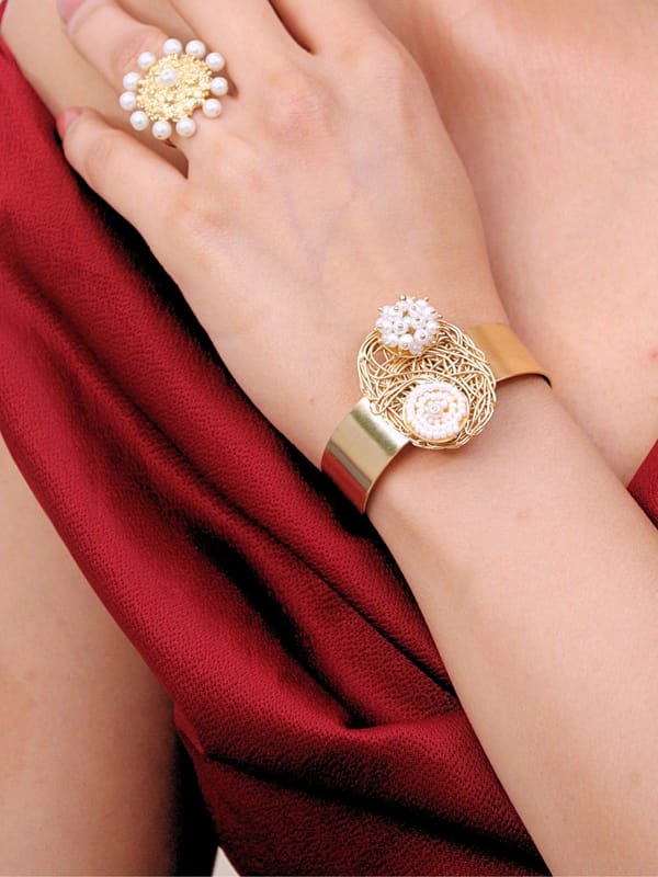 Gulnaar Bracelet for Women 18K Gold Plated — Viana Jewels