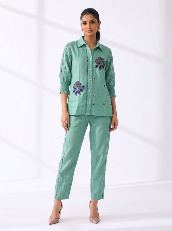 Linen Co-ord Set — BUMBLEBEE