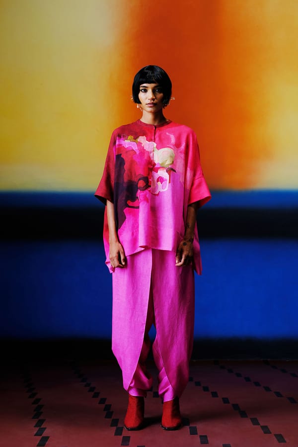 Diffuse Fuchsia Pink Co-Ord Set — CLOS