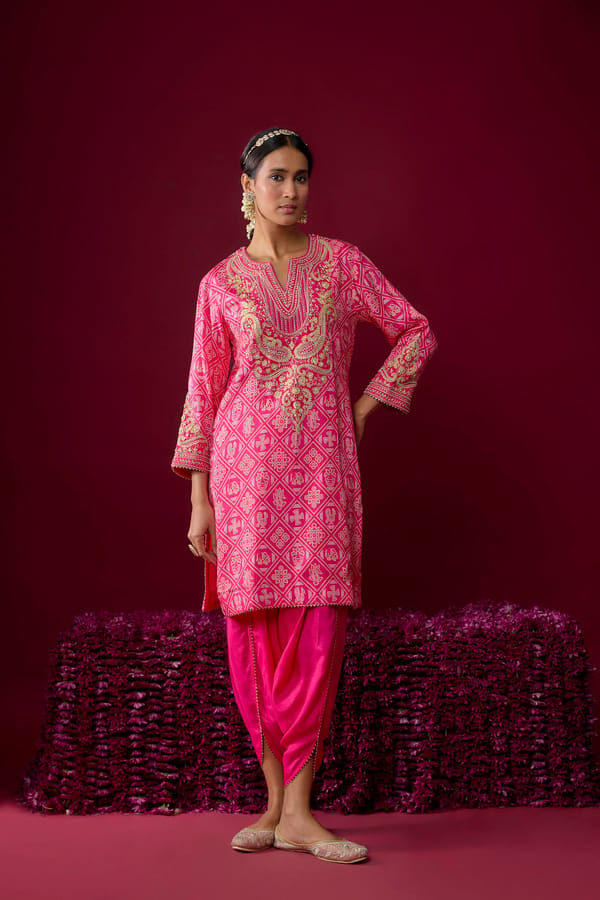 Rihana - Short Kurta With Dhoti — Sheetal Batra