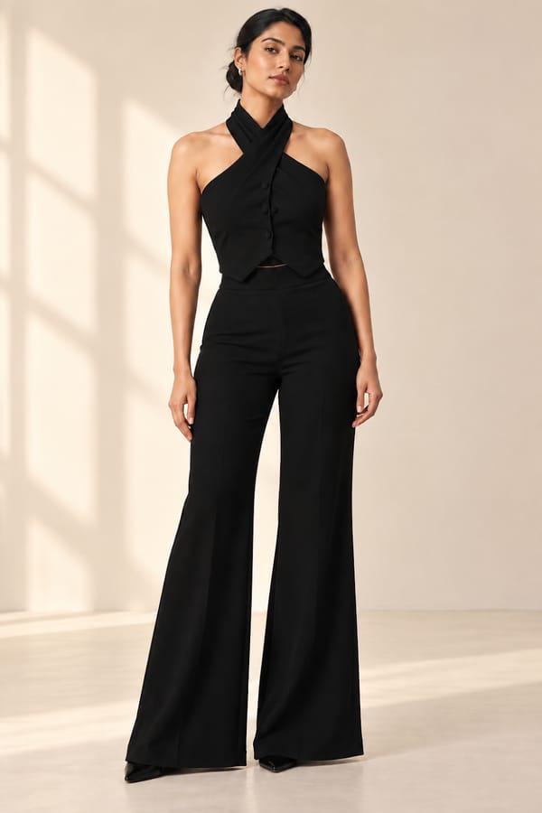 Halter Neck Vest - Regal (Black) — Orthodox