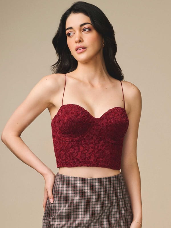 Merlot Corset — AUBURBAN