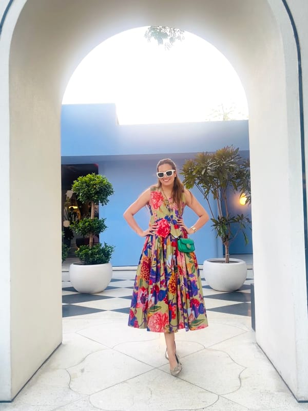 Multicolor Floral Waistcoat and Midi Skirt Co-ord Set — SHOP MIOWW
