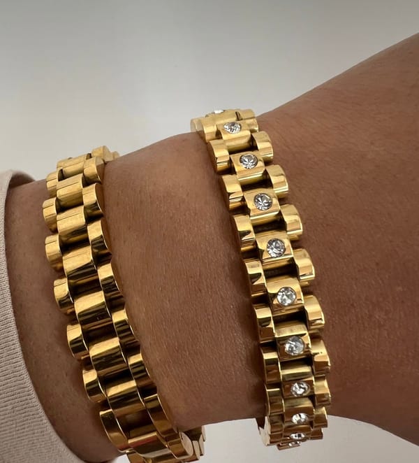 Fury Max Bracelet - Waterproof, 18k Gold Plated — Amossh
