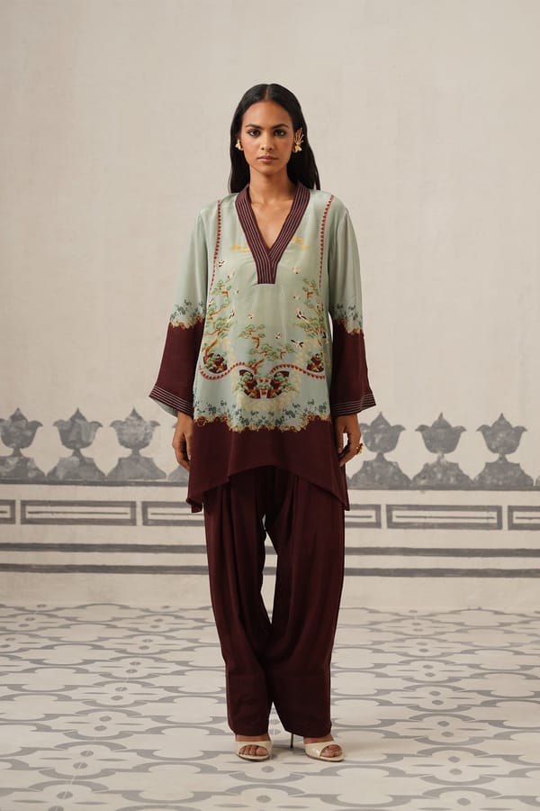 Eesha Crepe Printed Matching Set — NEETIKA CHOPRA