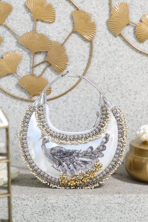 Mayura Silver Handbag — 5 Elements
