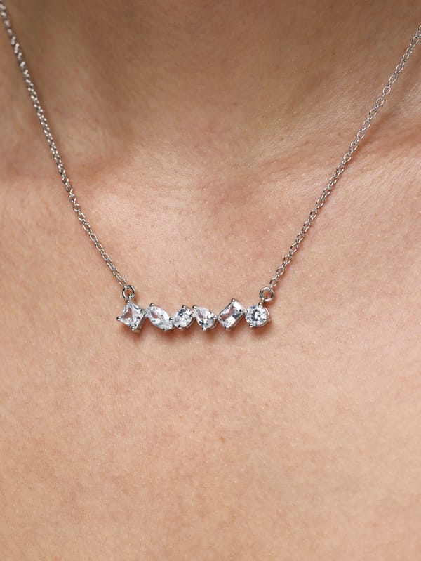 Forever Bloom Cz Necklace — Varnika Arora