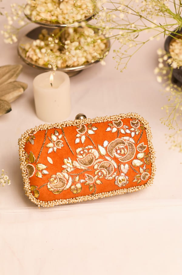 Tavishi Orange (Clutch) — 5 Elements