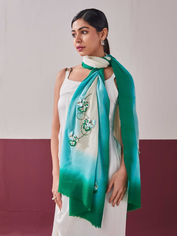 Butterfly Mania Pashmina Stole — Shaza